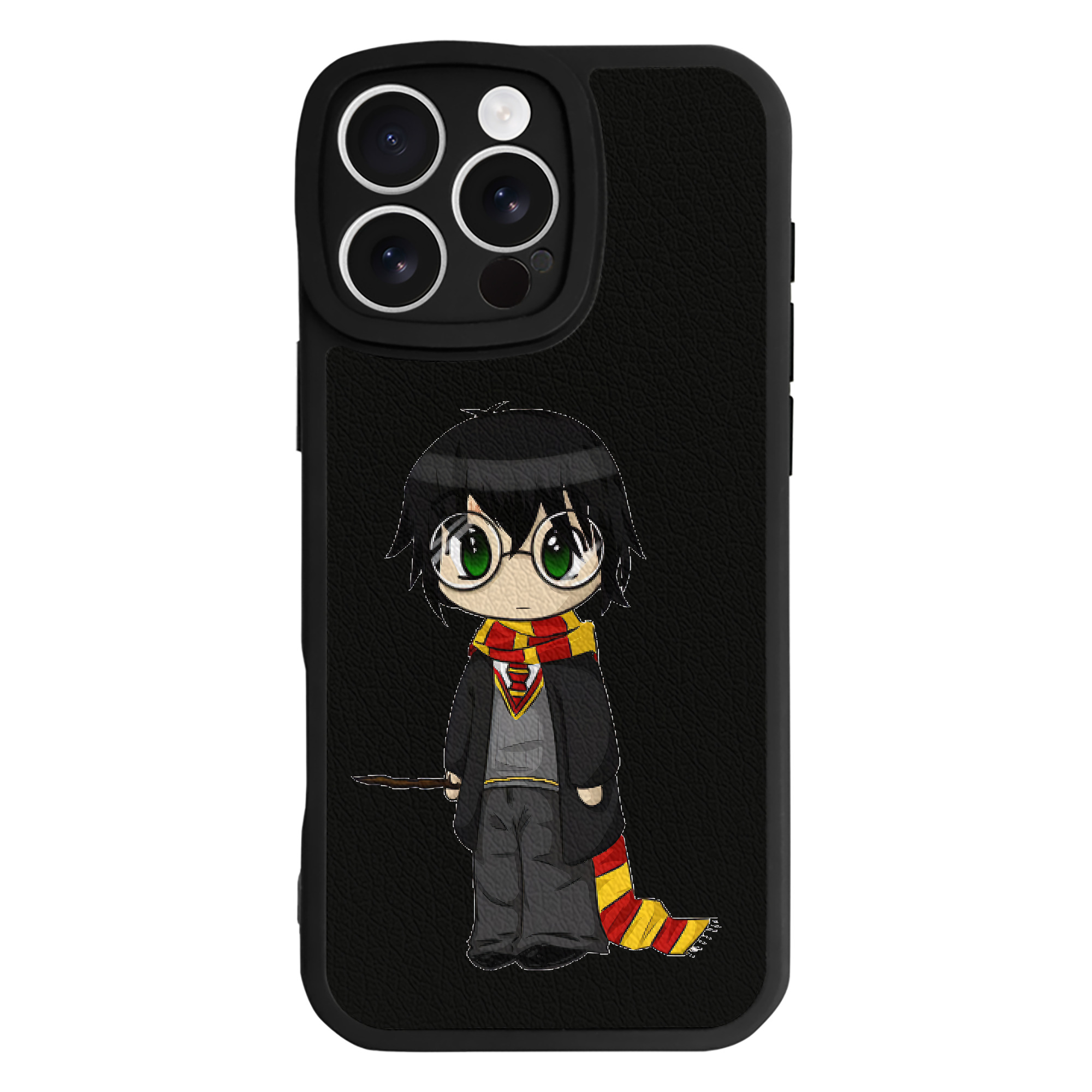 （画像用） Harry Potter ハリー・ポッターシリーズ 【iPhone 16シリーズ対応】シリコンスマホケース（レザー調） 材質：シリコン
